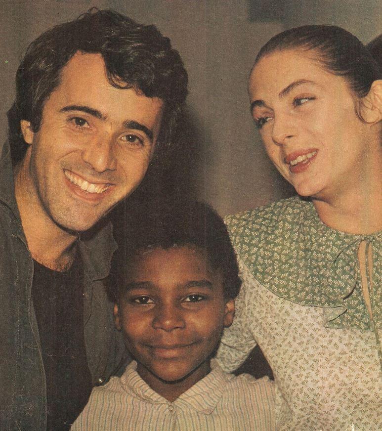 Fernando Almeida com Carla Camurati e Tony Ramos em 'Livre para voar'