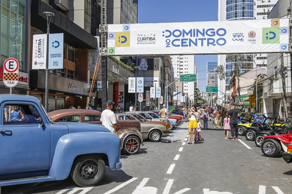 Ação de revitalização em Curitiba.