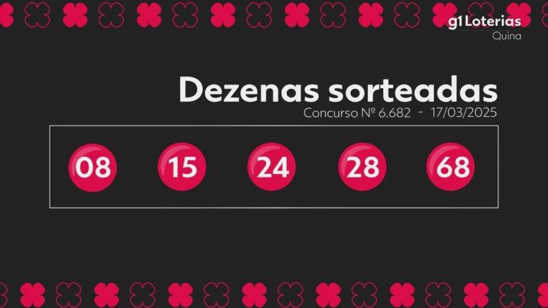 Quina 6682: Prêmio Acumula e Os Números Sorteados Revelados