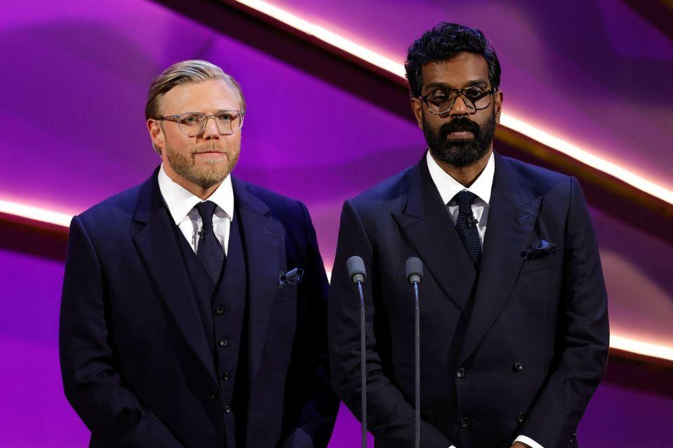 Rob Beckett e Romesh Ranganathan no BAFTA