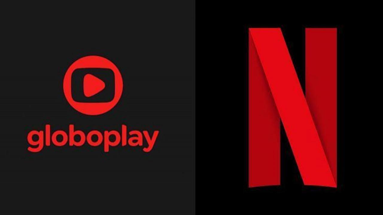 Globoplay e Netflix em montagem