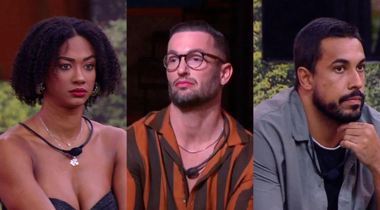 Aline Patriarca, Maike Cruz e Diego Hypolito estão no 10º Paredão do BBB 25