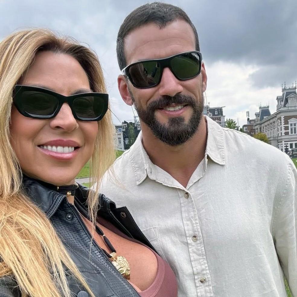 A juíza Tula Mello e o policial João Pedro Marquini