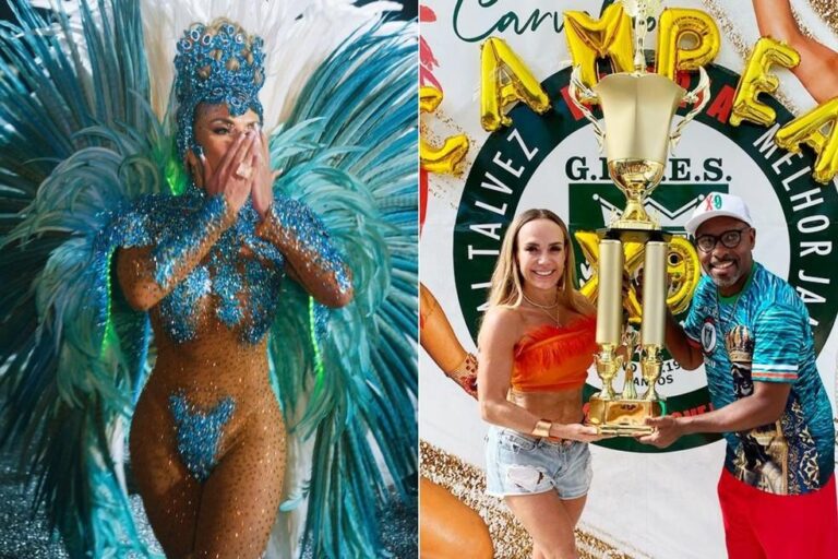 Carnaval de Santos 2025: X-9 é campeã e Francine Carvalho brilha como rainha