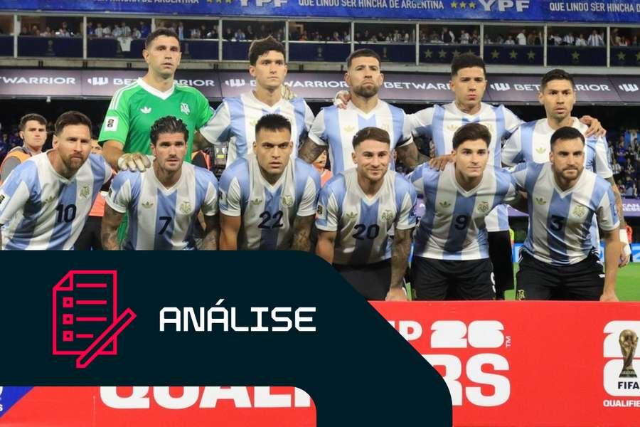 Argentina alinha-se antes de um jogo de qualificação para o Campeonato do Mundo de 2026 em La Bombonera