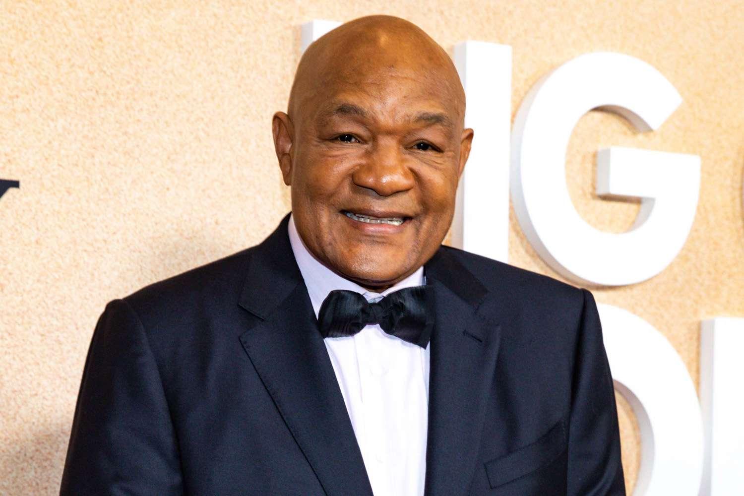George Foreman na premiere do filme sobre sua vida