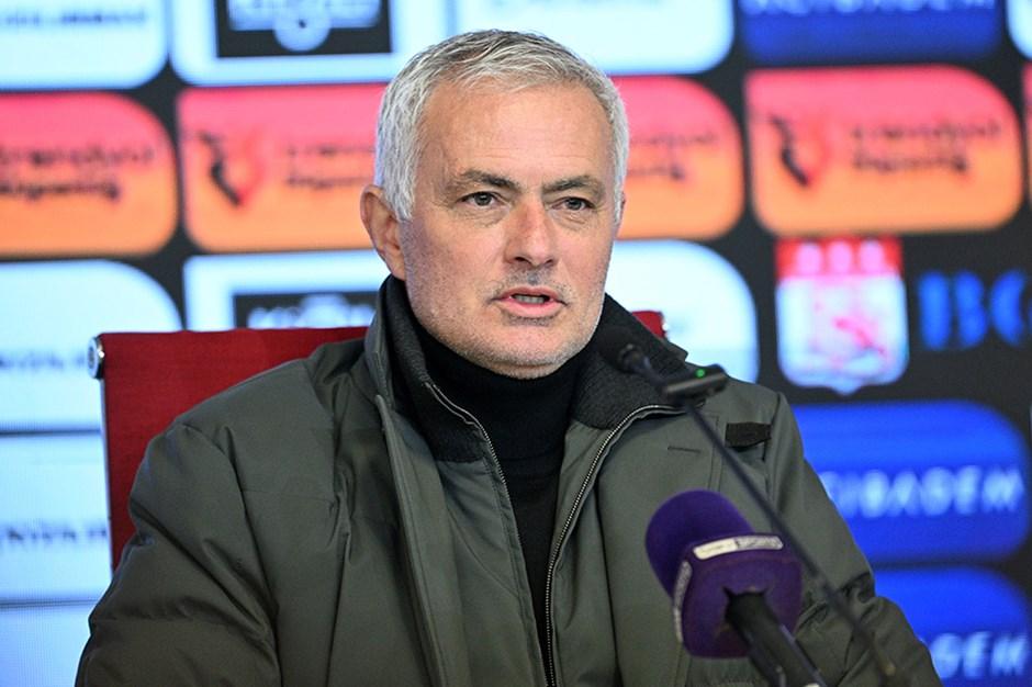 Mourinho' dan maç öncesi 'sarı kart cezası' vurgusu.