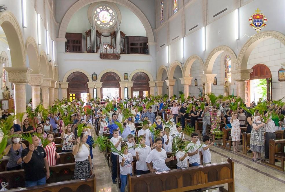 Celebração na Catedral de Piracicaba.