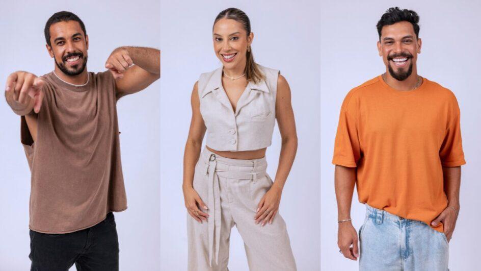 Maike, Renata e Vinicius estão no paredão do BBB 25