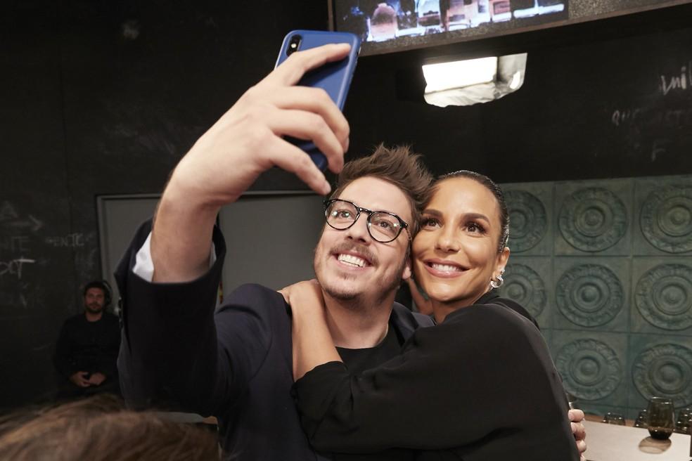Fábio Porchat com Ivete Sangalo