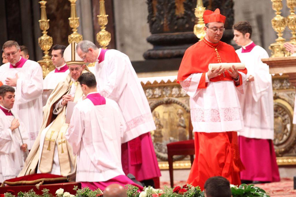 Sérgio da Rocha sendo proclamado cardeal