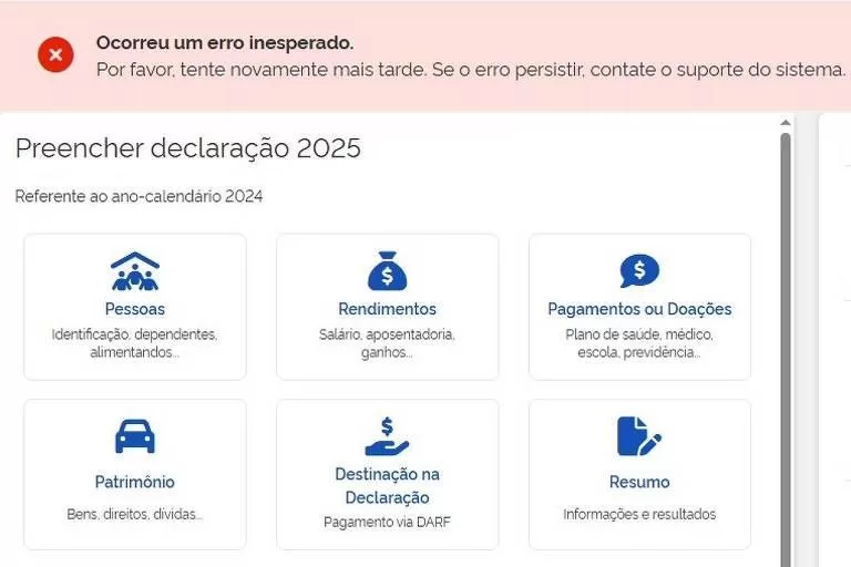 Receita Federal Atrasa Lançamento do Programa para Declaração do Imposto de Renda 2025