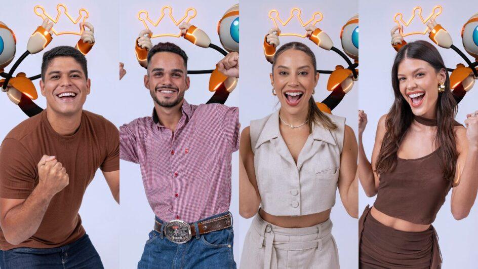 Guilherme, João Pedro, Renata e Vitória Strada disputam a última prova de resistência do BBB 25