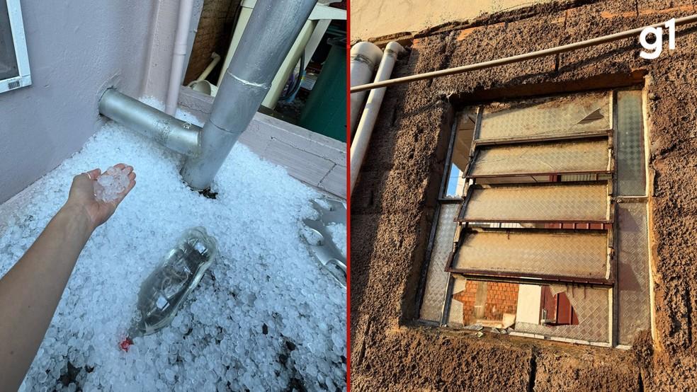 Granizo em Sananduva, RS