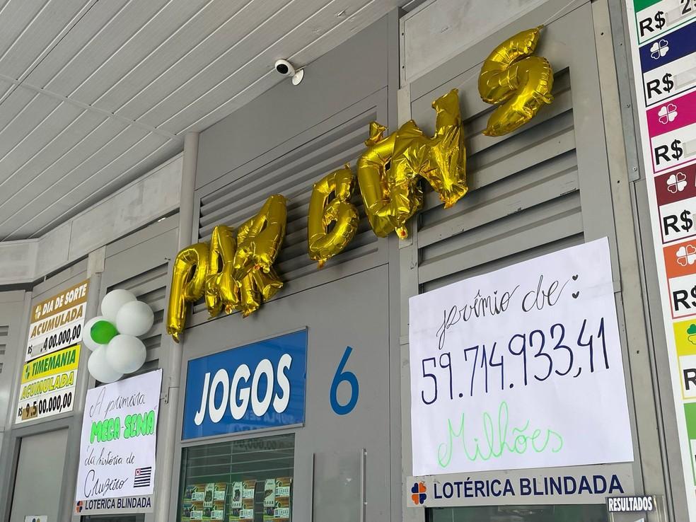 Lotérica de Cruzeiro (SP) onde foi feita aposta vencedora da Mega-Sena