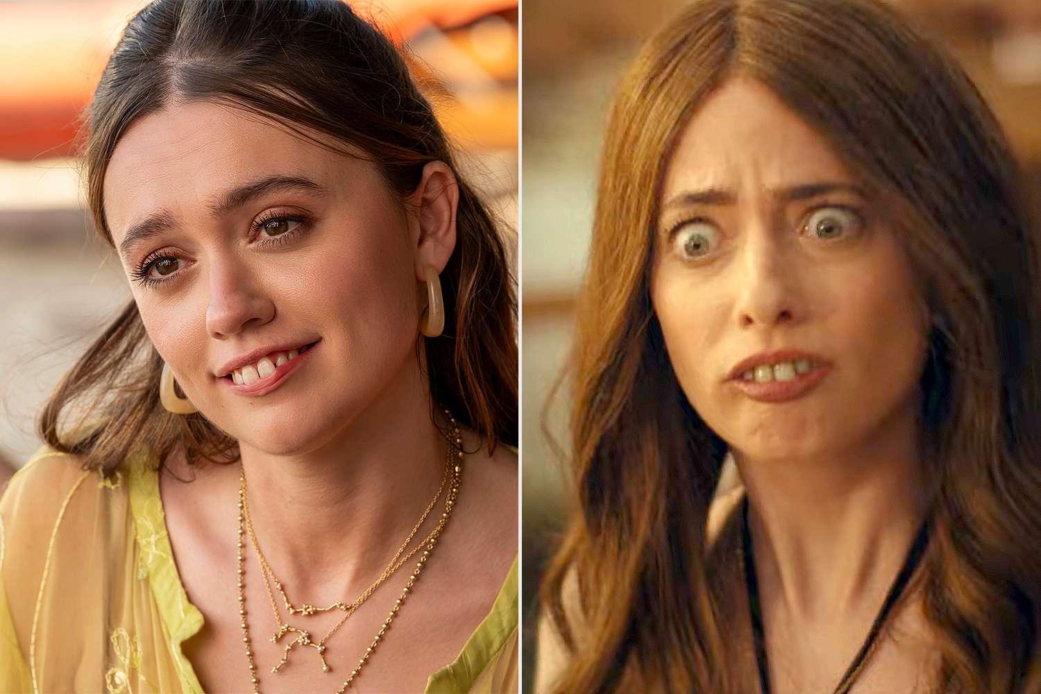 Aimee Lou Wood no 'The White Lotus' e Sarah Sherman no 'Saturday Night Live'