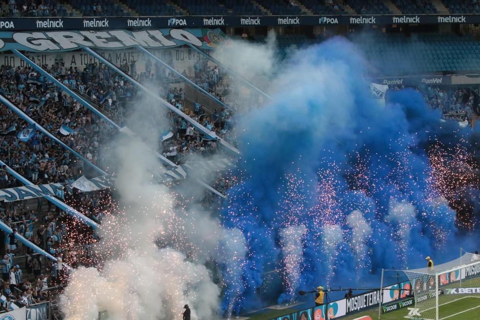 Grêmio tem promoção de ingressos para dois setores da Arena no sábado.