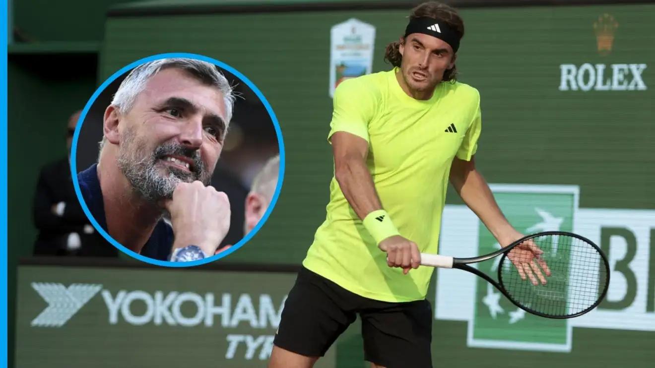 Stefanos Tsitsipas e Goran Ivanisevic