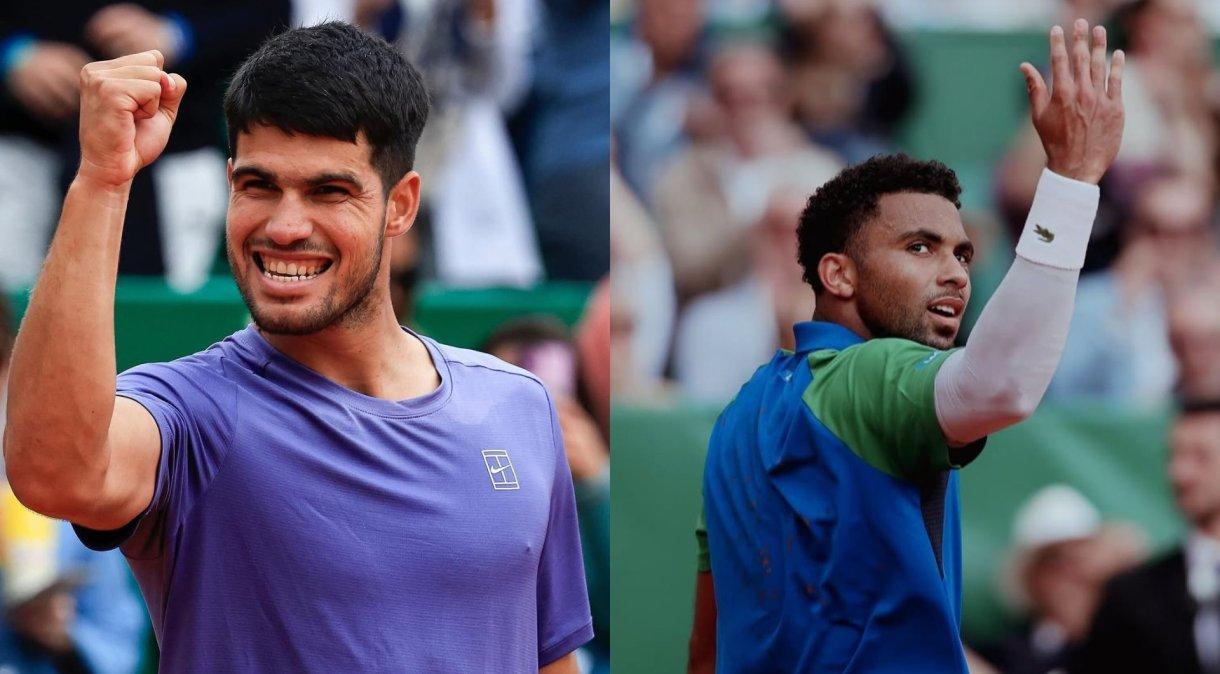 Carlos Alcaraz e Arthur Fils se enfrentam na semifinal do ATP 500 de Barcelona.