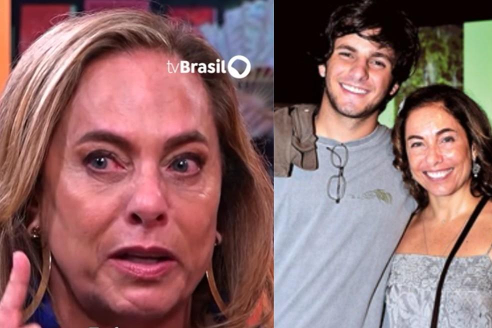 Cissa Guimarães se emociona ao falar do filho, Rafael Mascarenhas