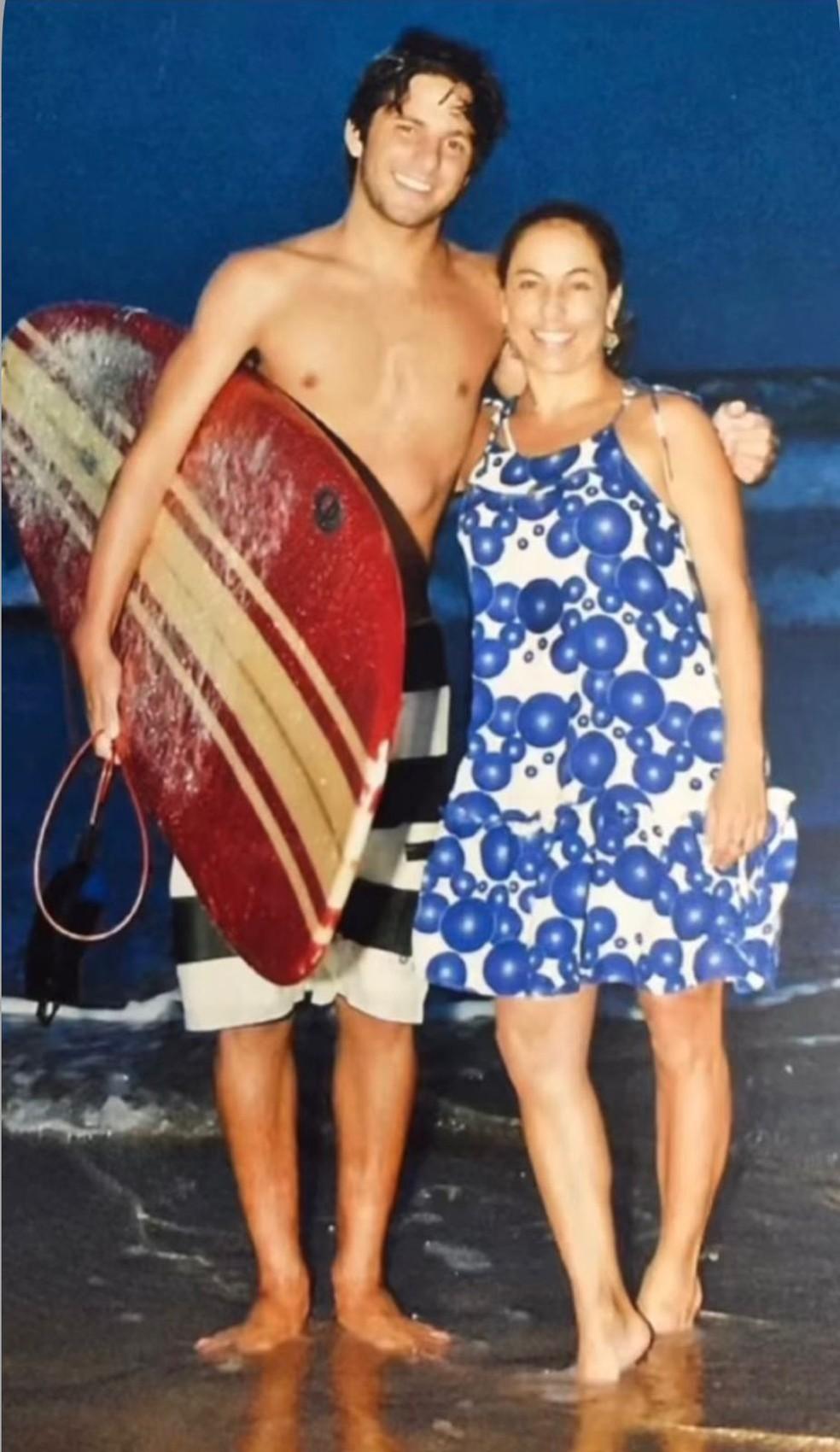 Cissa Guimarães com o filho, Rafael Mascarenhas