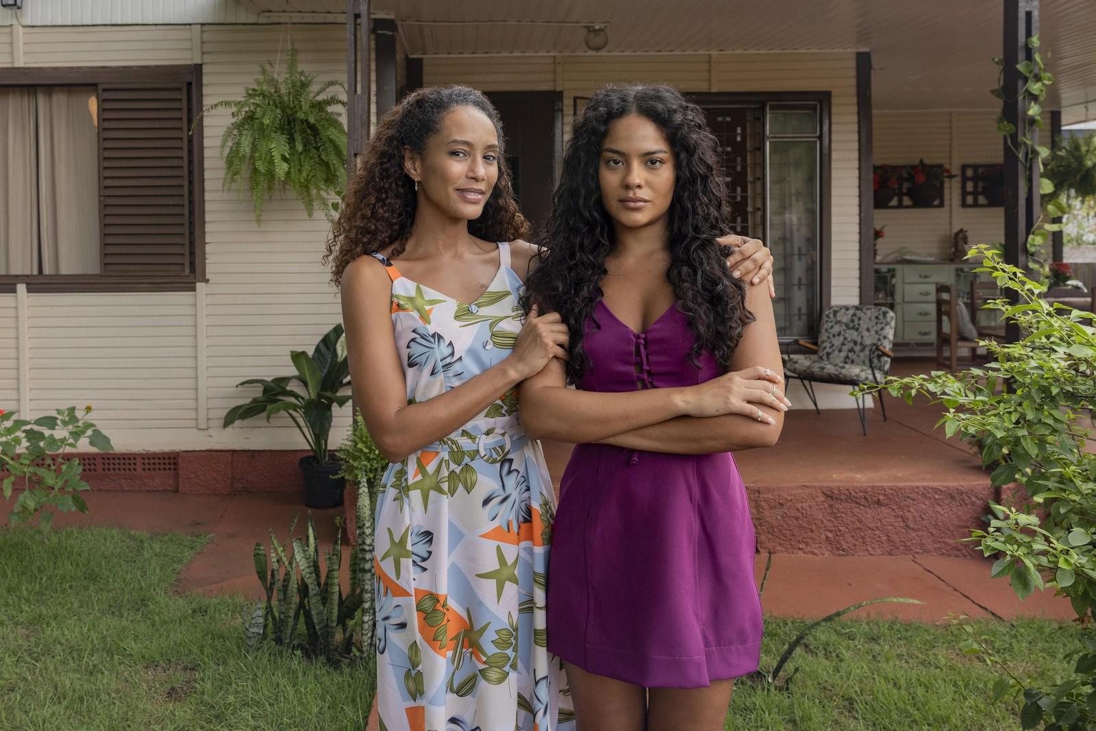 Raquel (Taís Araujo) e Maria de Fátima (Bella Campos) em 'Vale tudo'