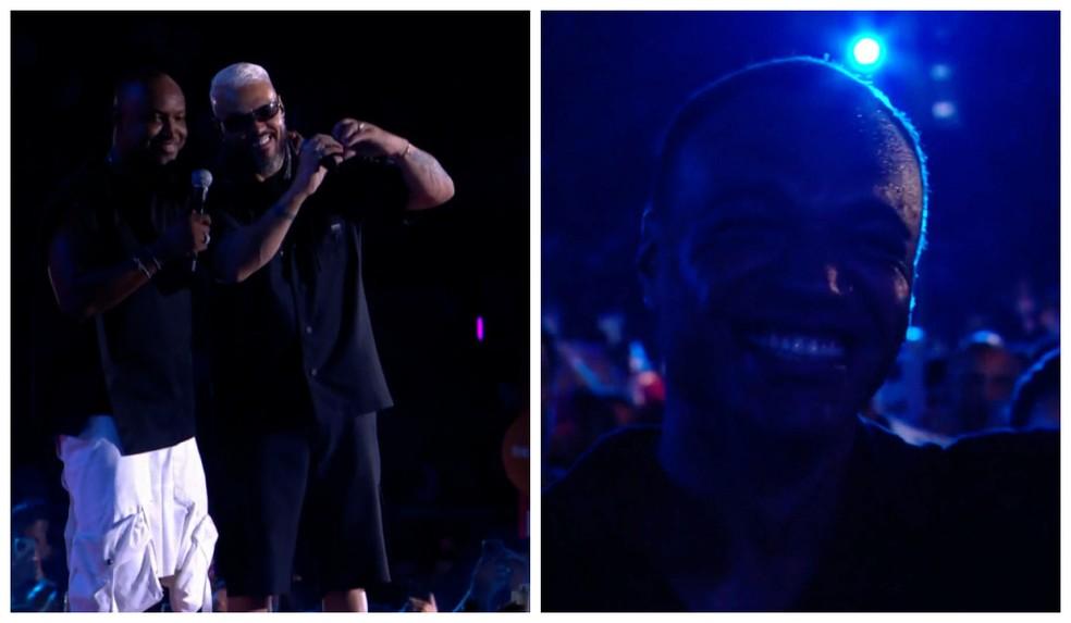 Belo e Denilson se reencontram na Tardezinha, com Thiaguinho