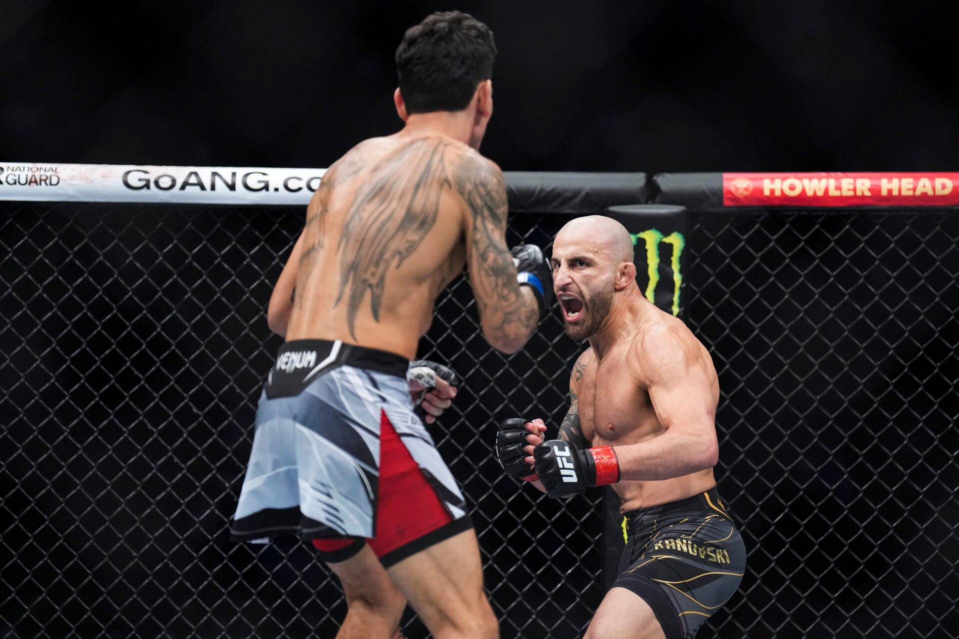 Alexander Volkanovski em ação