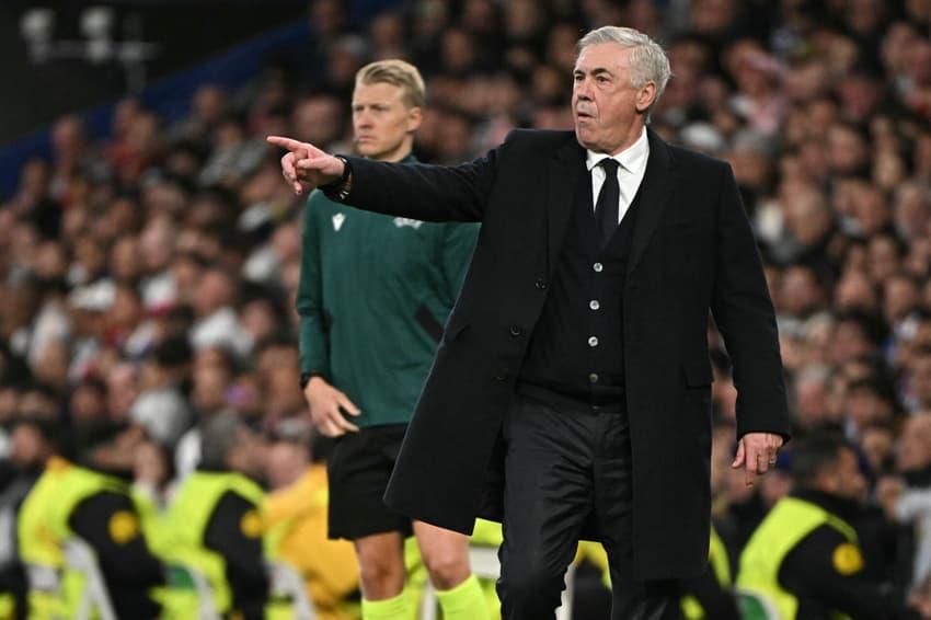 Carlo Ancelotti, treinador do Real Madrid