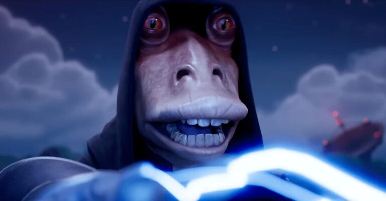 Fortnite Revela Nova Temporada com Darth Jar Jar em Batalha de Star Wars