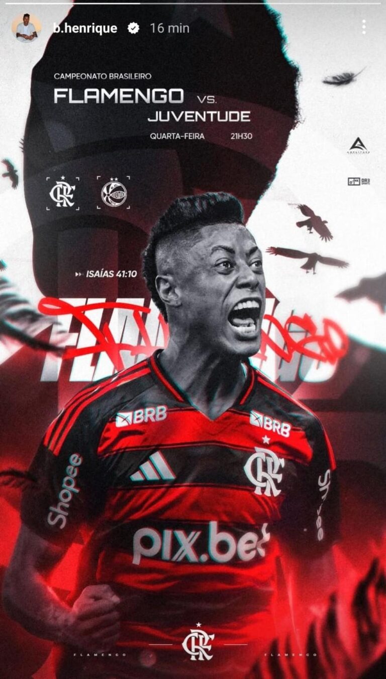 Bruno Henrique se apresenta para jogo do Flamengo apesar de indiciamento