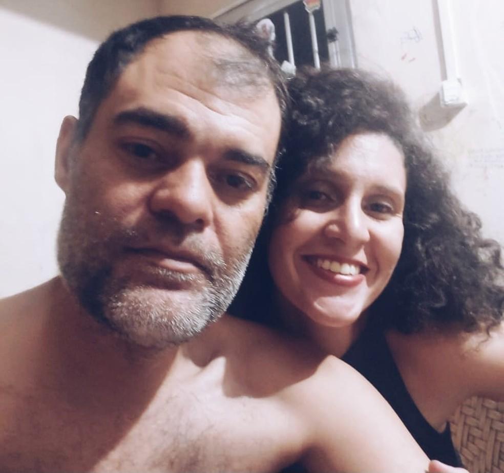 Bruna Oliveira da Silva e namorado Igor Sales — Foto: Arquivo Pessoal