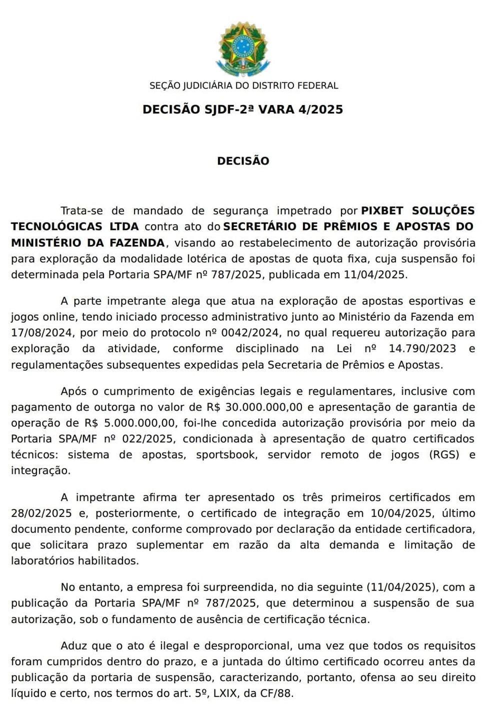 Liminar libera Pixbet, patrocinadora do Flamengo