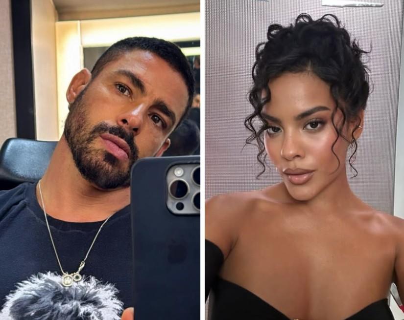 Cauã Reymond e Bella Campos