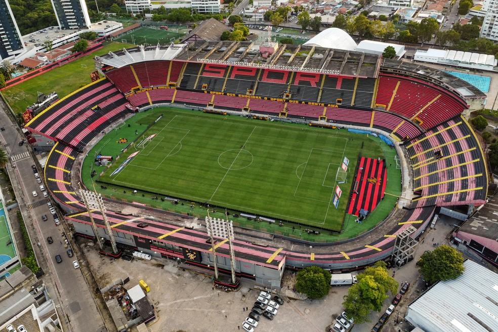 Estádio Ilha do Retiro, antes de jogo do Sport