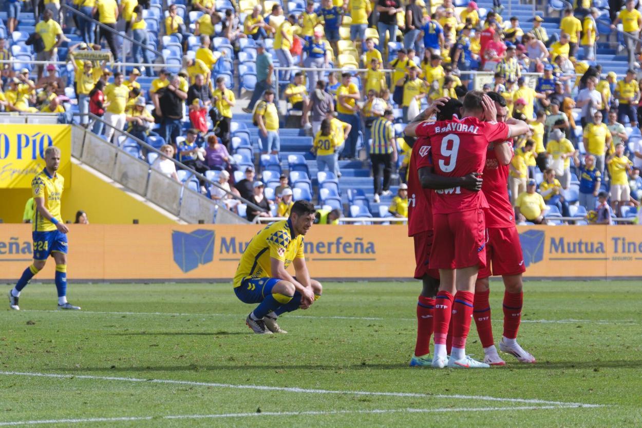 Imagem da primeira volta do jogo entre Getafe e Las Palmas