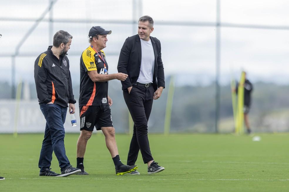 Cuca e Victor Bagy no Atlético-MG