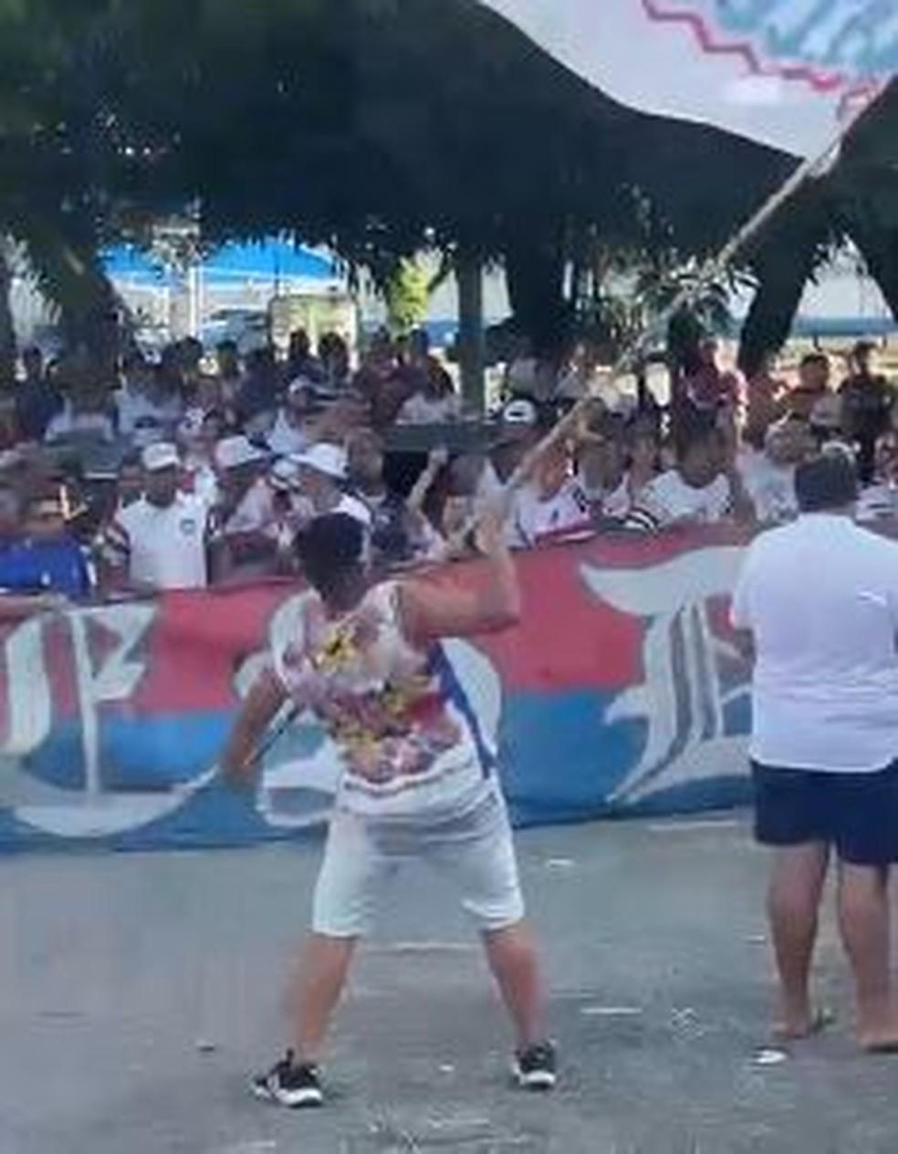 Protesto da torcida do Fortaleza