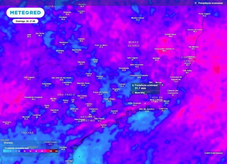Fim de Semana de Páscoa Com Alerta de Chuvas Intensas no Sudeste do Brasil