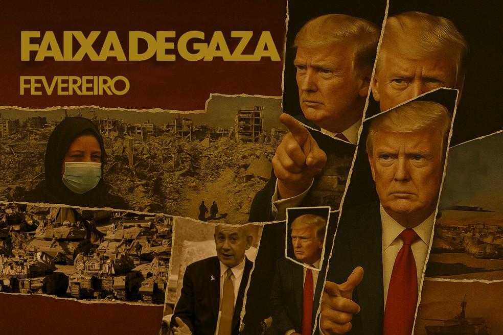 Como Trump tentou emparedar alvos em série, dominou o noticiário e chacoalhou o mundo: Faixa de Gaza