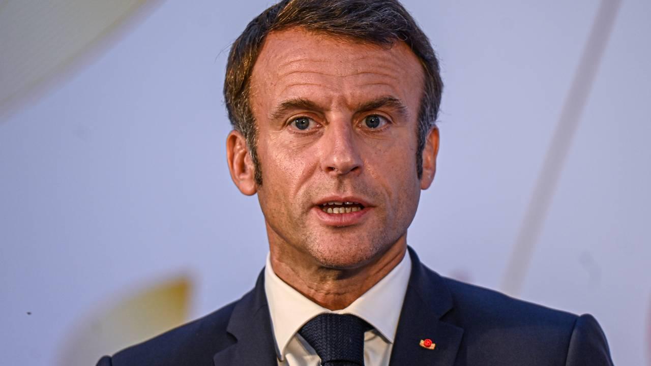 O presidente da França, Emmanuel Macron