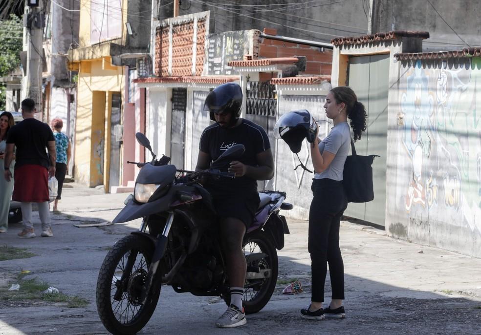 Stephanie Del Giudice precisou pagar R$ 50 numa moto de aplicativo