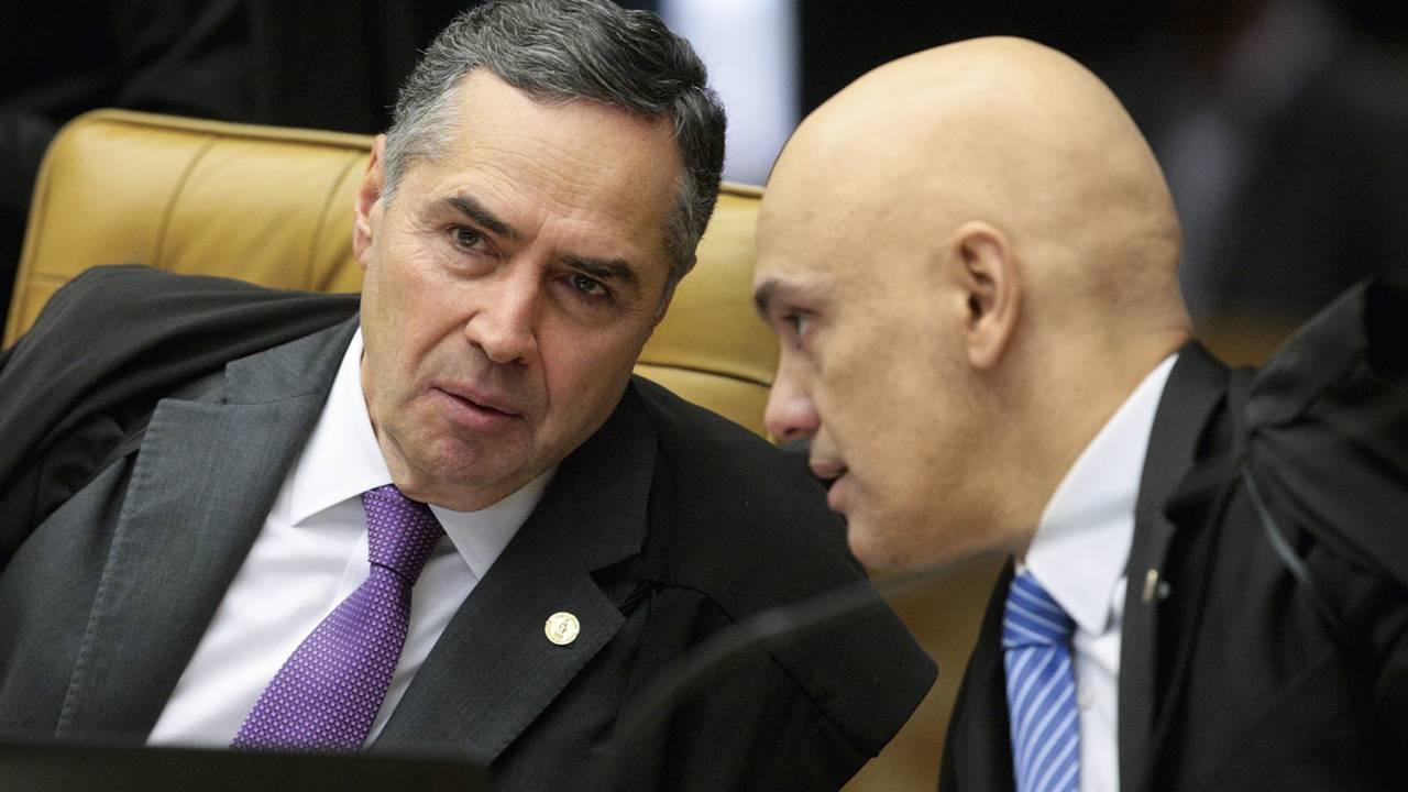 Luís Roberto Barroso e Alexandre de Moraes