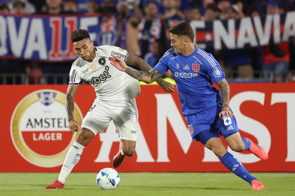 Igor Jesus em Universidad de Chile x Botafogo pela Libertadores