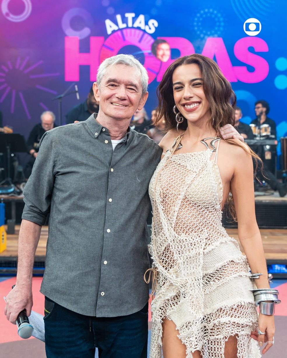 Marina Sena se apresenta no Altas Horas.