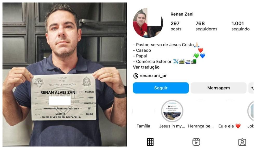 Renan Alves Zani foi detido pela polícia após ser acusado de importunação sexual no bairro da Saúde, Zona Sul de São Paulo.