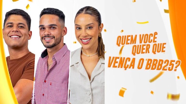 Final do BBB 25: Guilherme, João Pedro e Renata lutam pelo prêmio