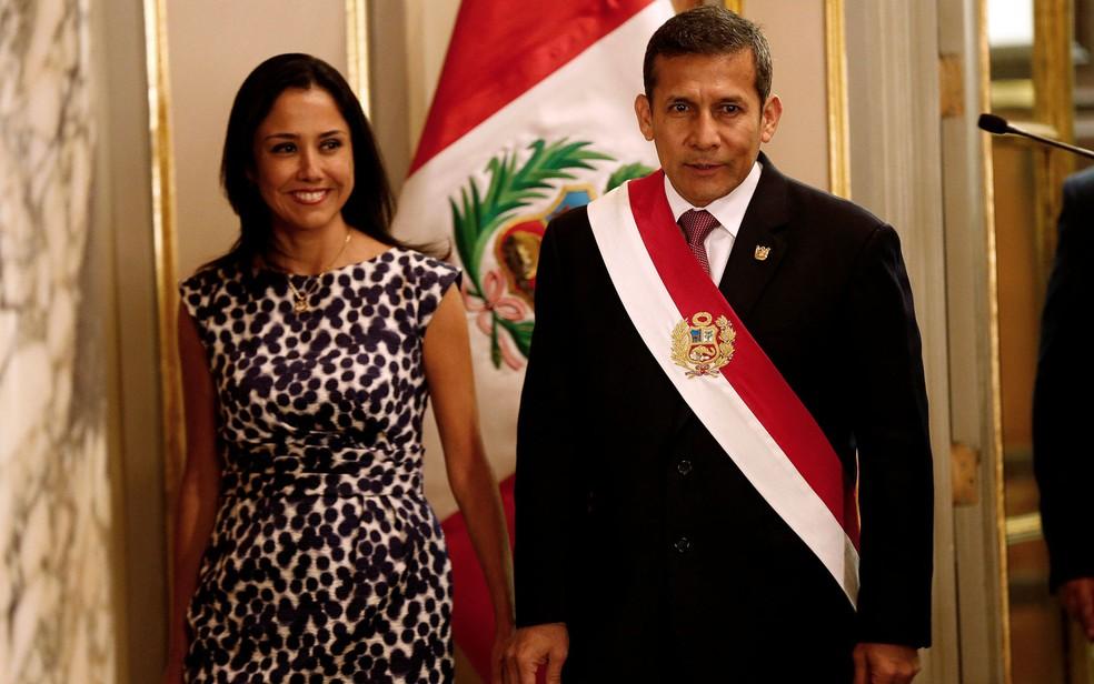 Nadine Heredia e Ollanta Humala