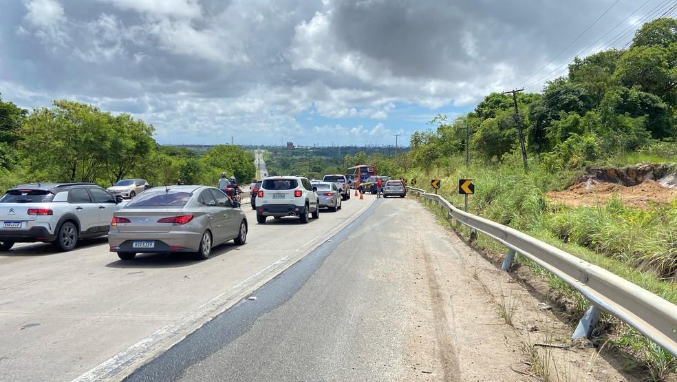 Acidente aconteceu na BR-101, já na Paraíba