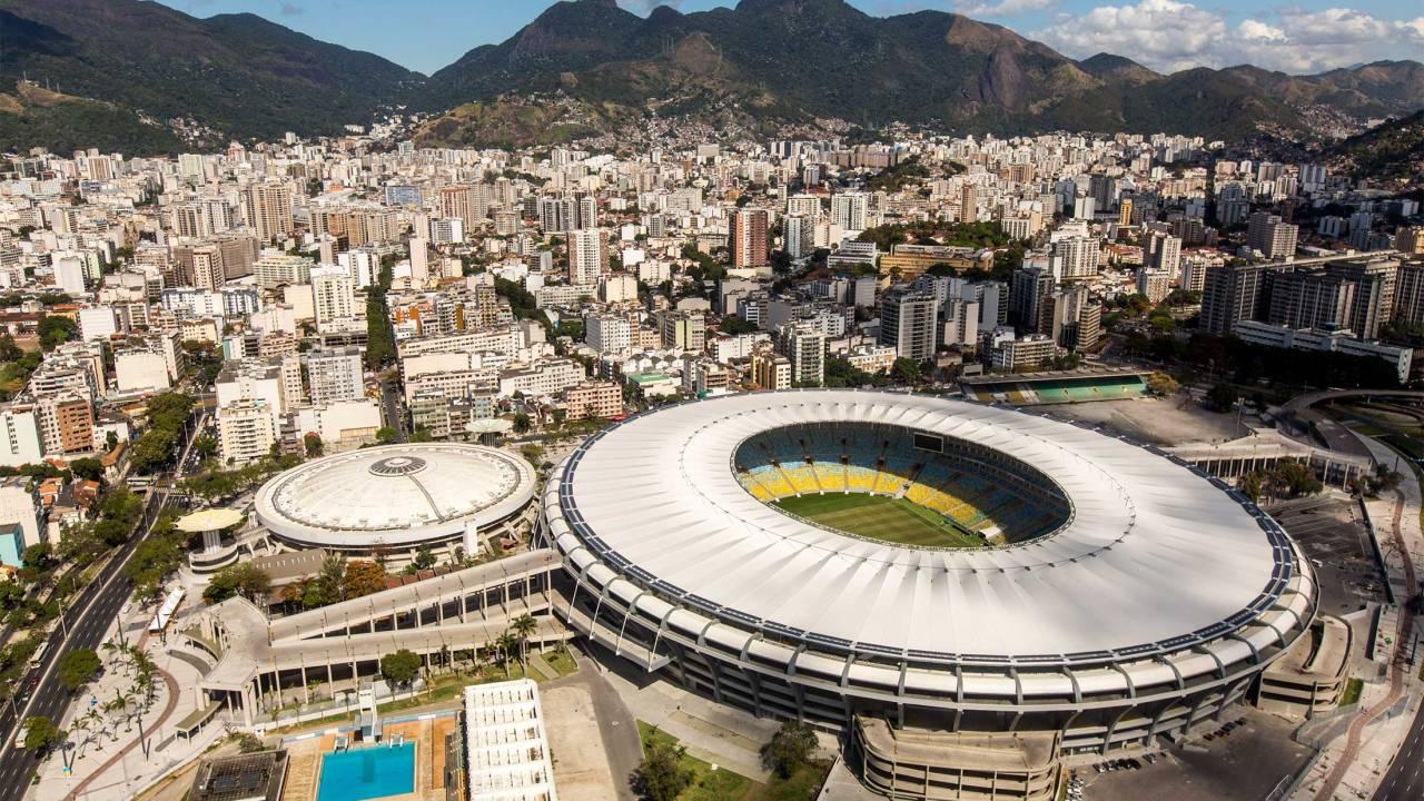O Estádio Jornalista Mário Filho, o Maracanã, no Rio de Janeiro: dupla de times cariocas à frente de sua administração.
